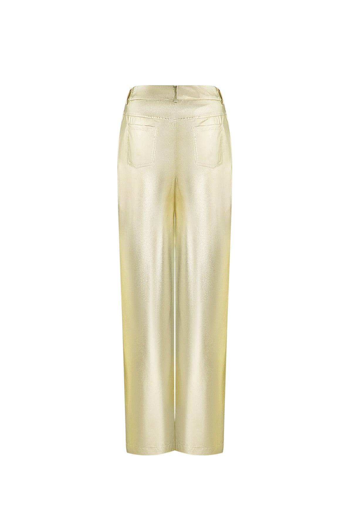 Metallic broek
