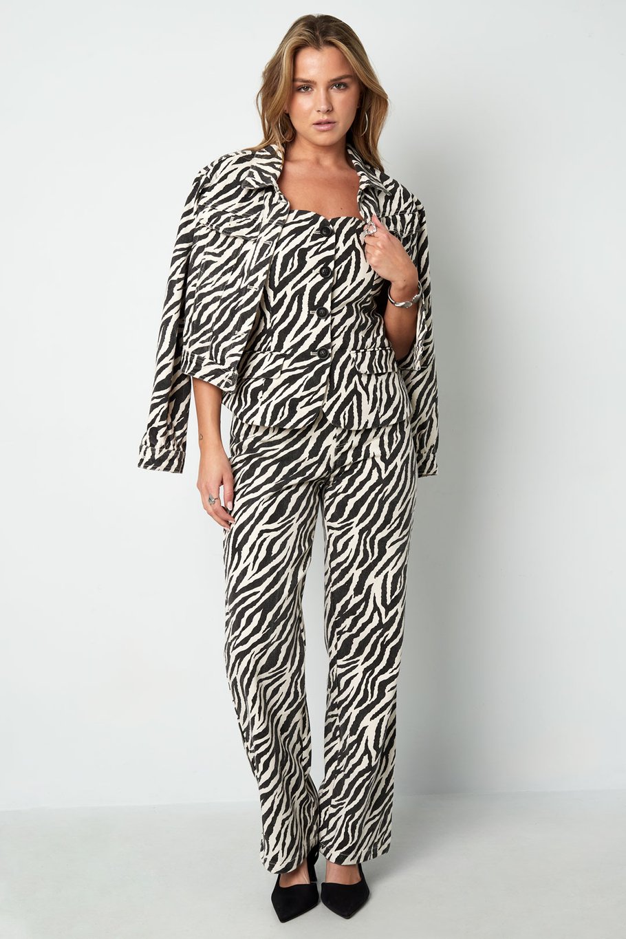 Zebra jeans