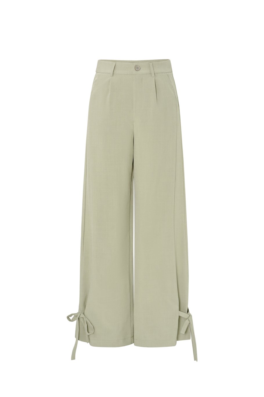 Broek met strikjes