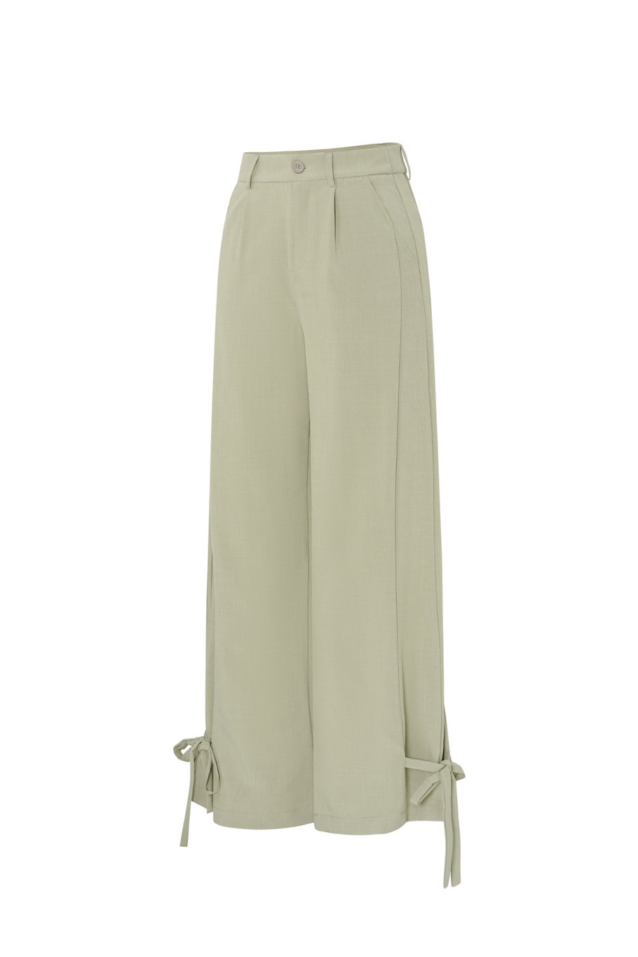 Broek met strikjes