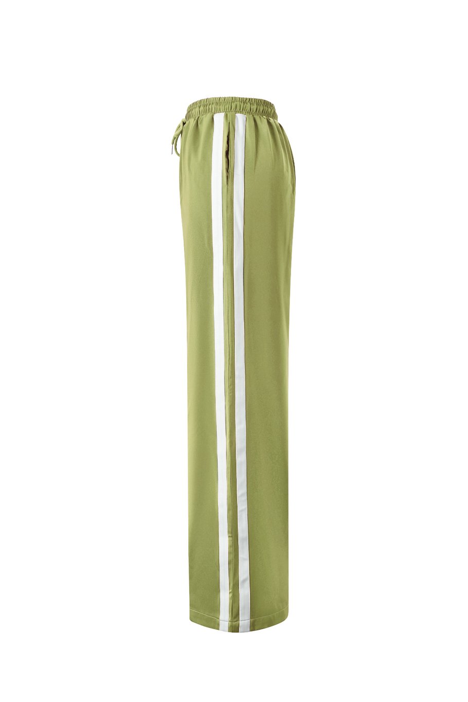 Satijnen broek met strepen