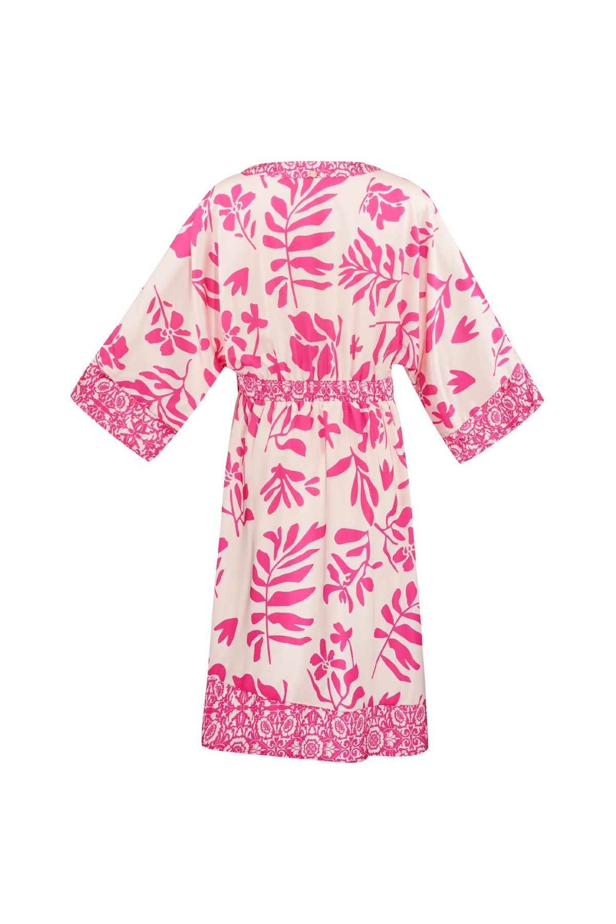 Midi-jurk met fleurige print