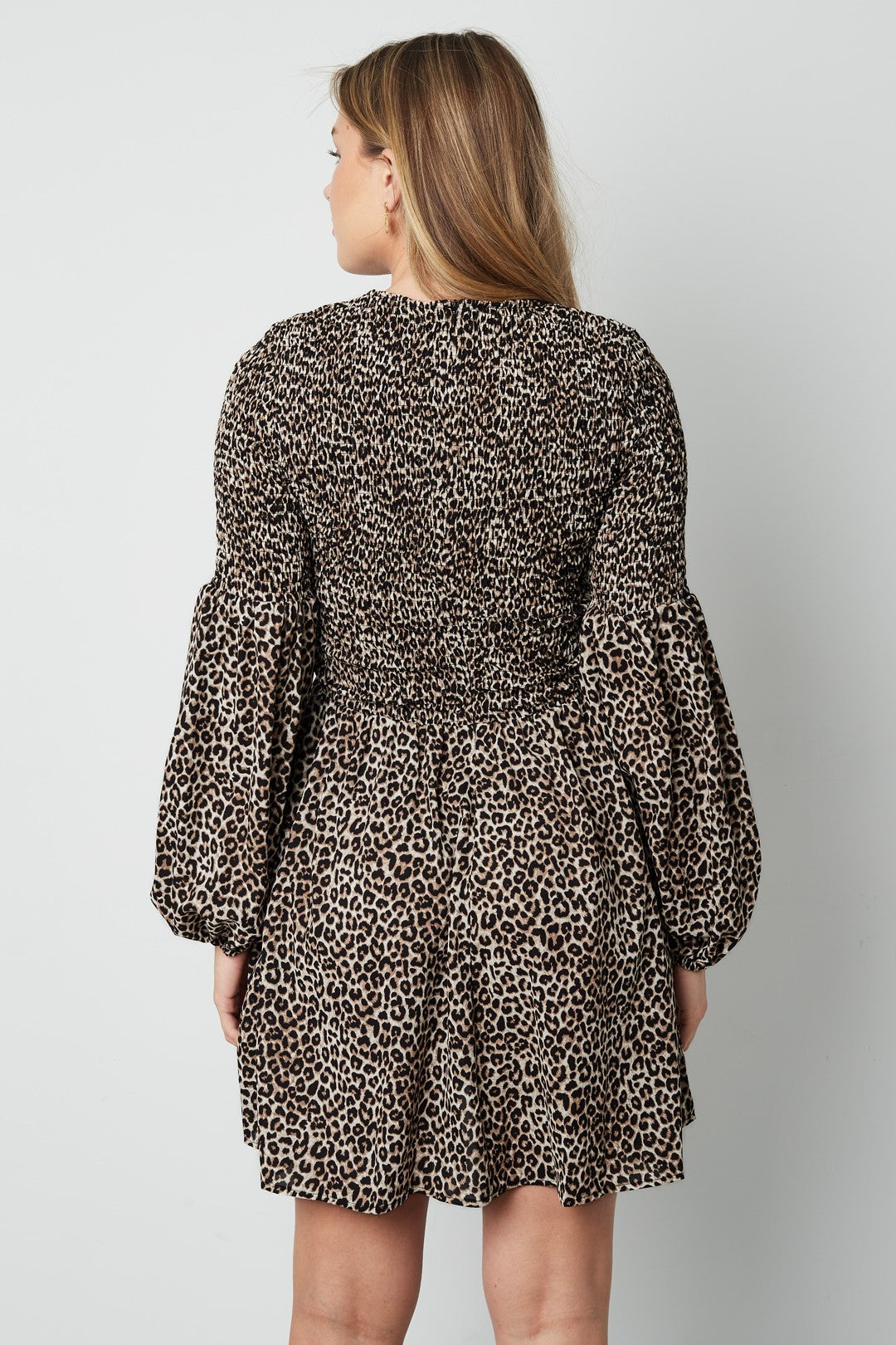 Leopard mini jurk