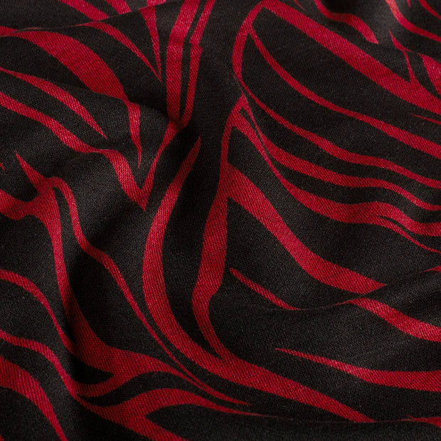 Jersey jurk met print