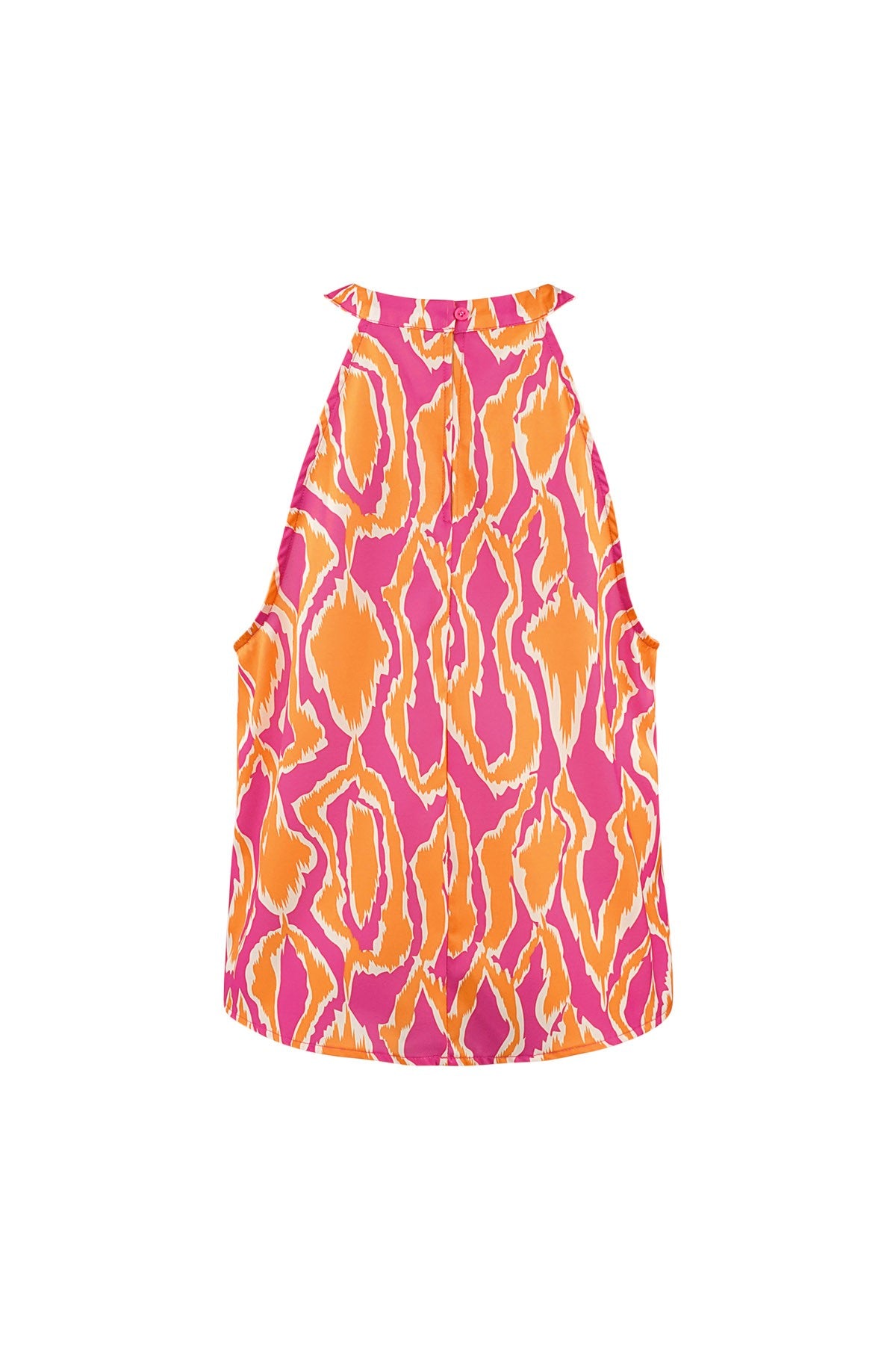 Buntes Neckholder-Top mit Print