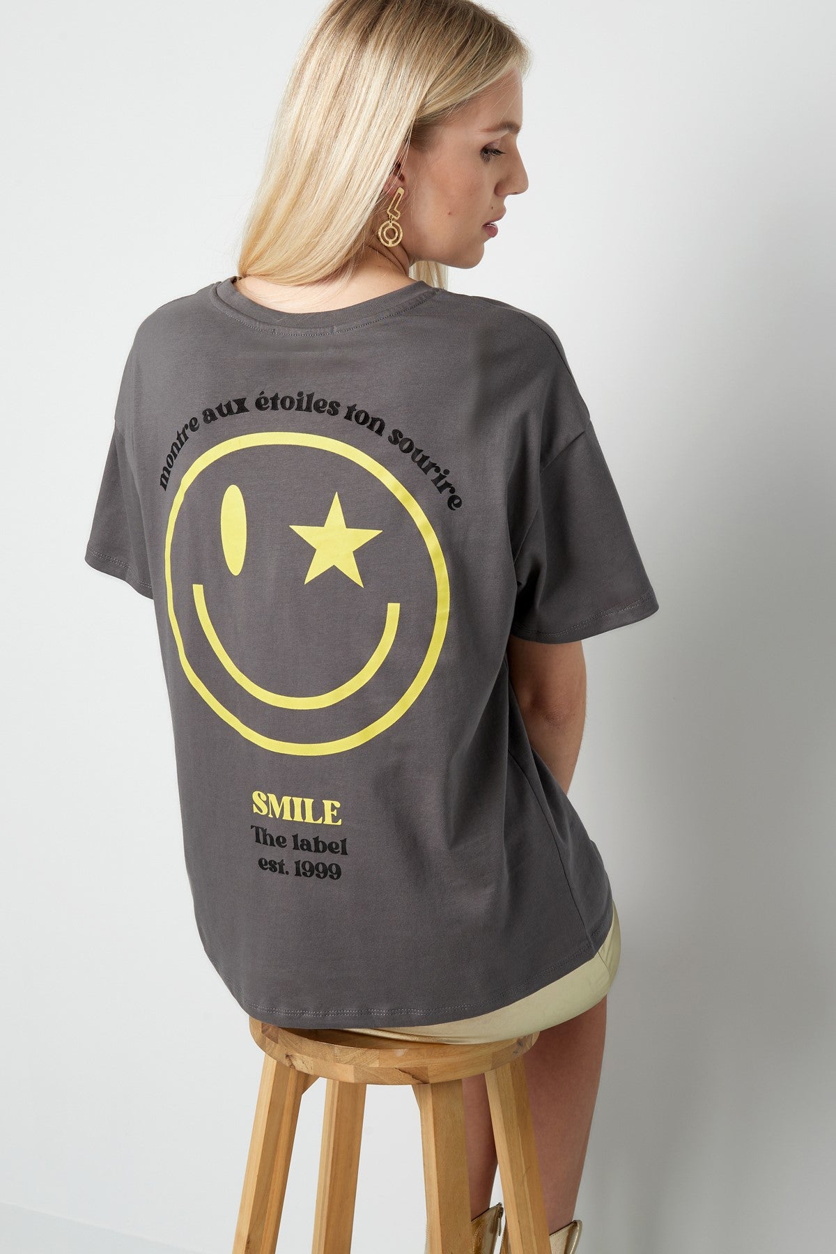 T-shirt happy life smiley