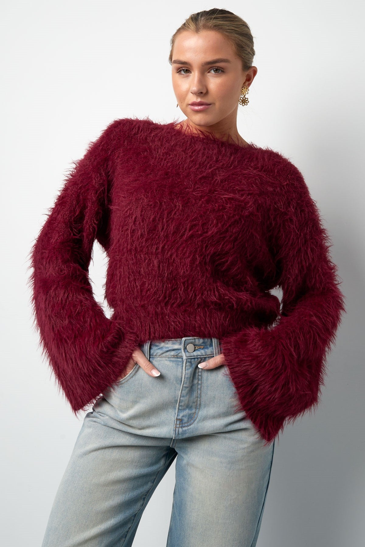 Fluffy finesse top