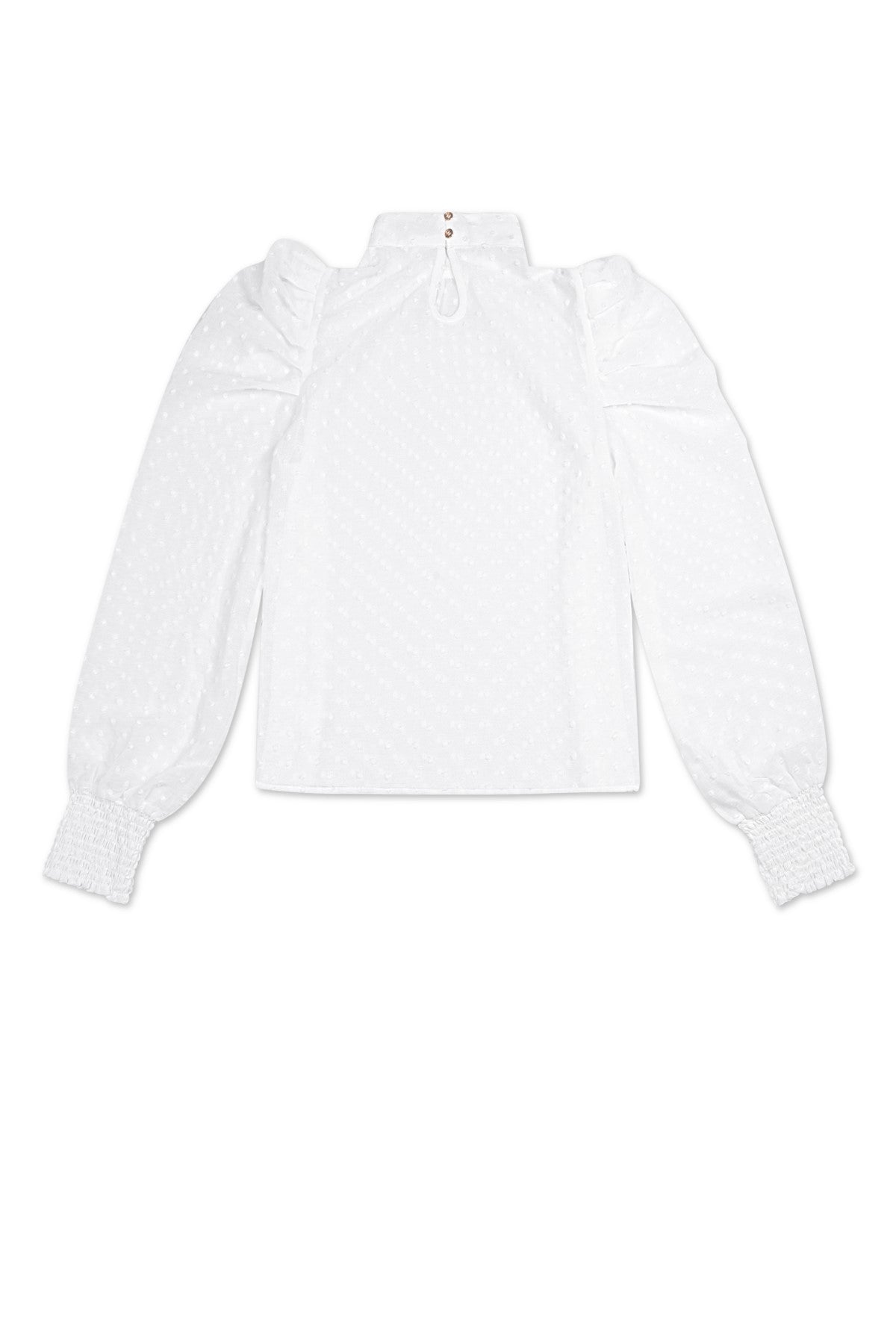 Blouse met bolletjes