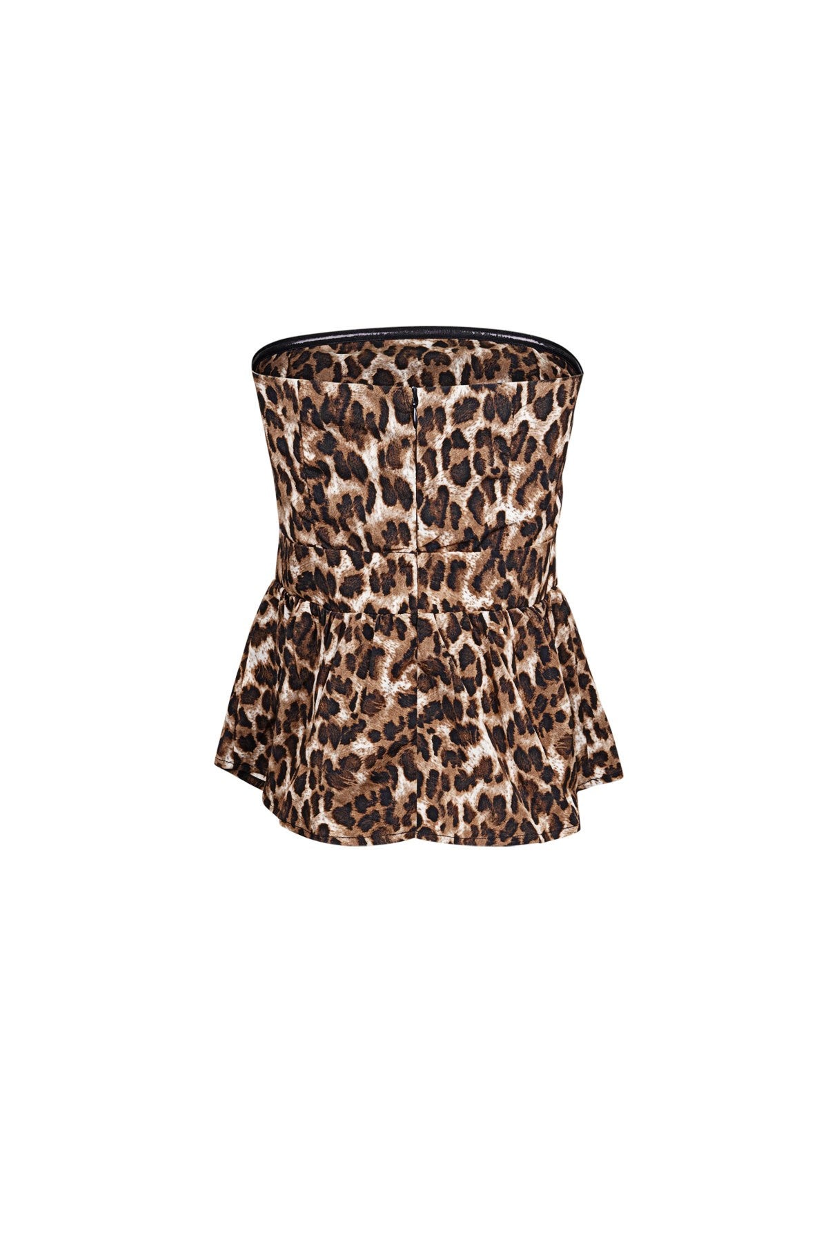 Flared panterprint top