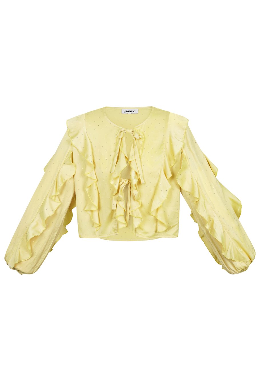 Blouse met ruffels