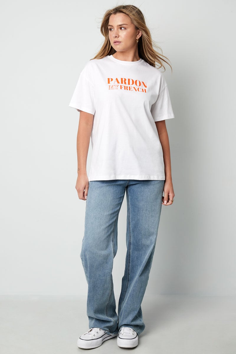 T-shirt pardon my french