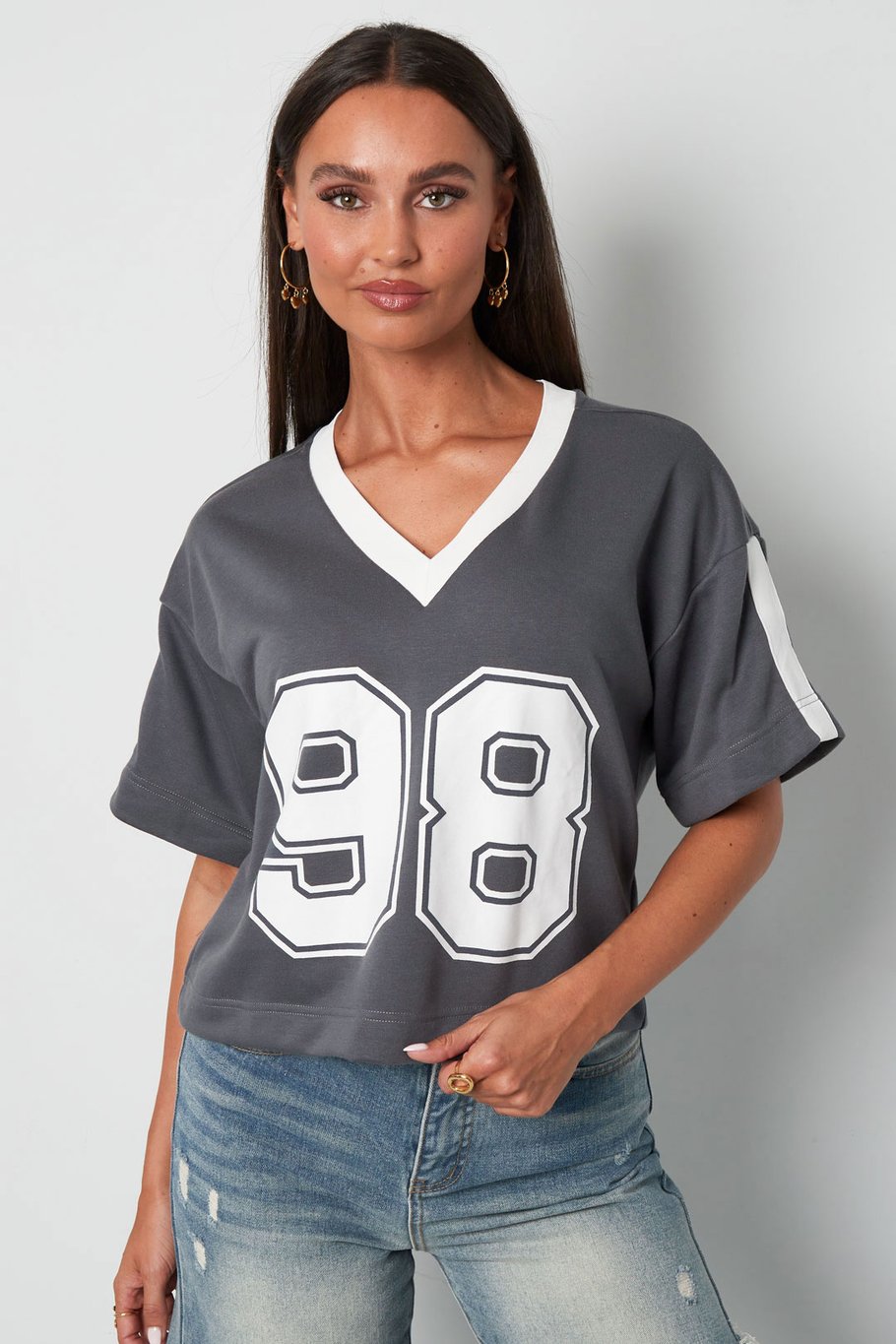 Bijgesneden voetbalshirt