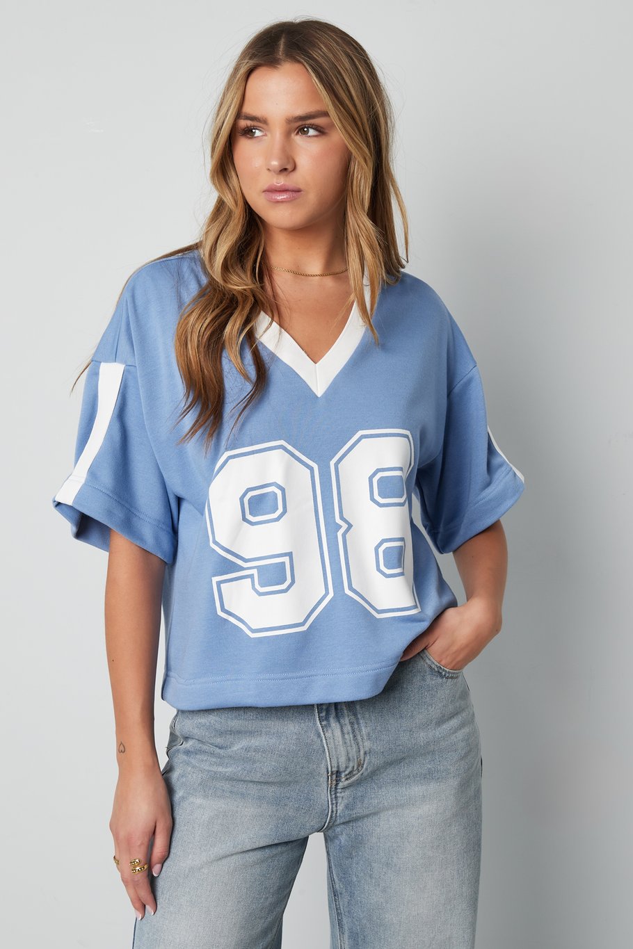 Bijgesneden voetbalshirt