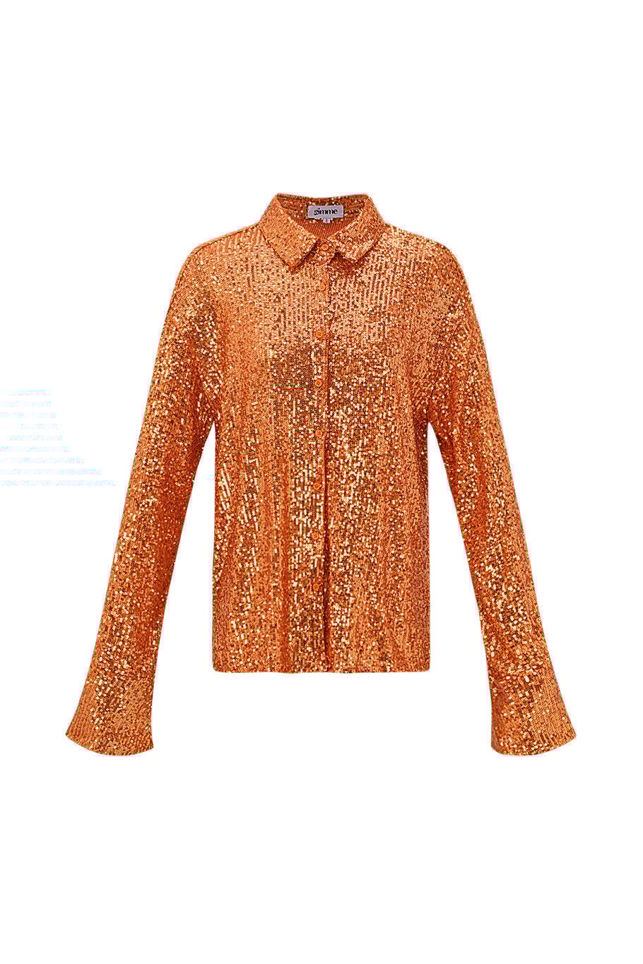 Glitter blouse lange mouwen