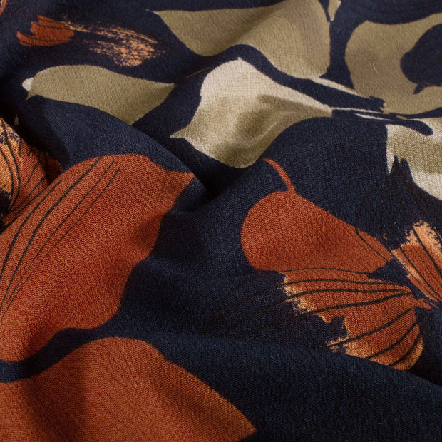 Crepe blouse met print