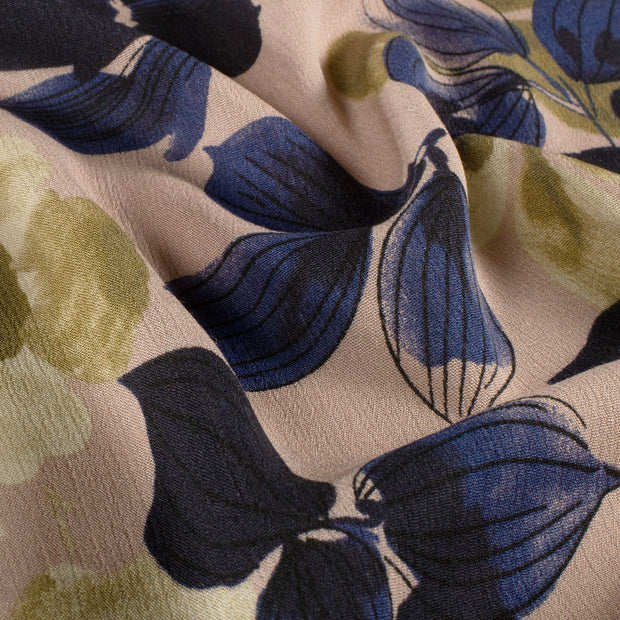 Crepe blouse met print