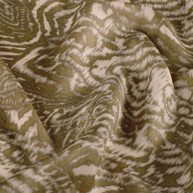 Satijn fluwelen blouse met print