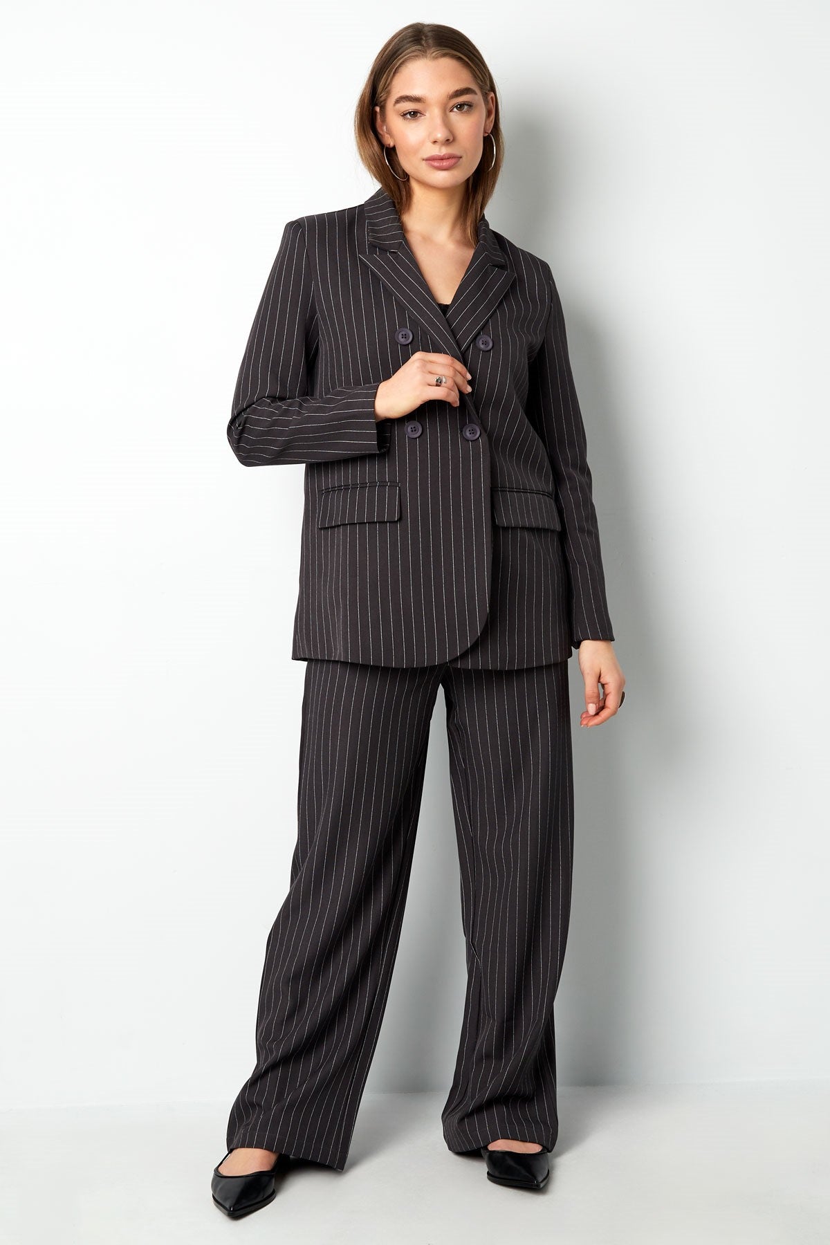 Krijtstreep blazer