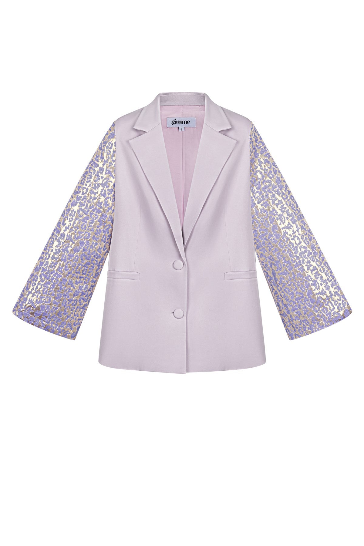 Blazer met panter mouwen