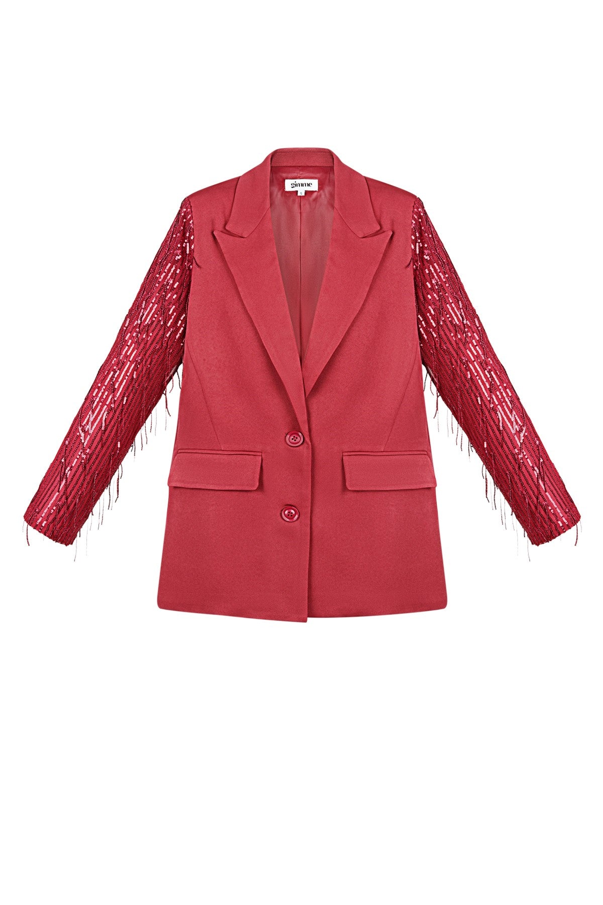 Blazer glitter mouwen