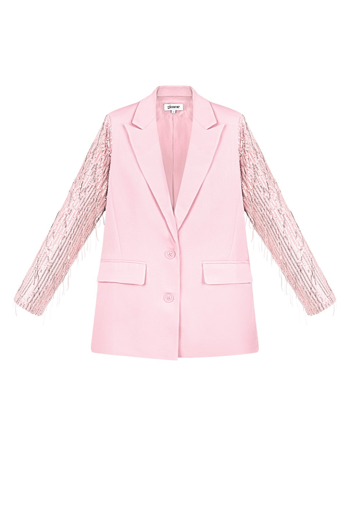 Blazer glitter mouwen