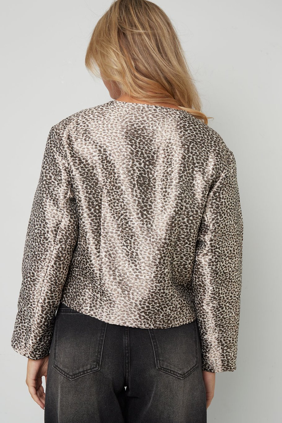 Jacquard jack ballon mouw