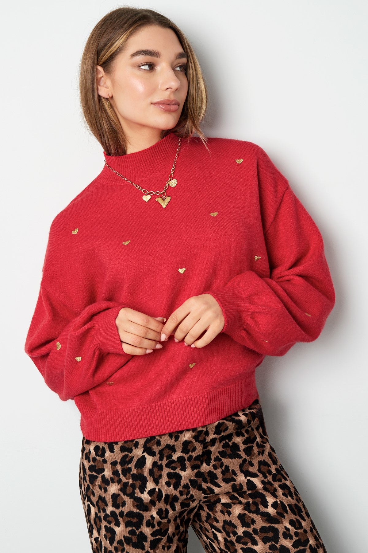 Sweetheart charm trui