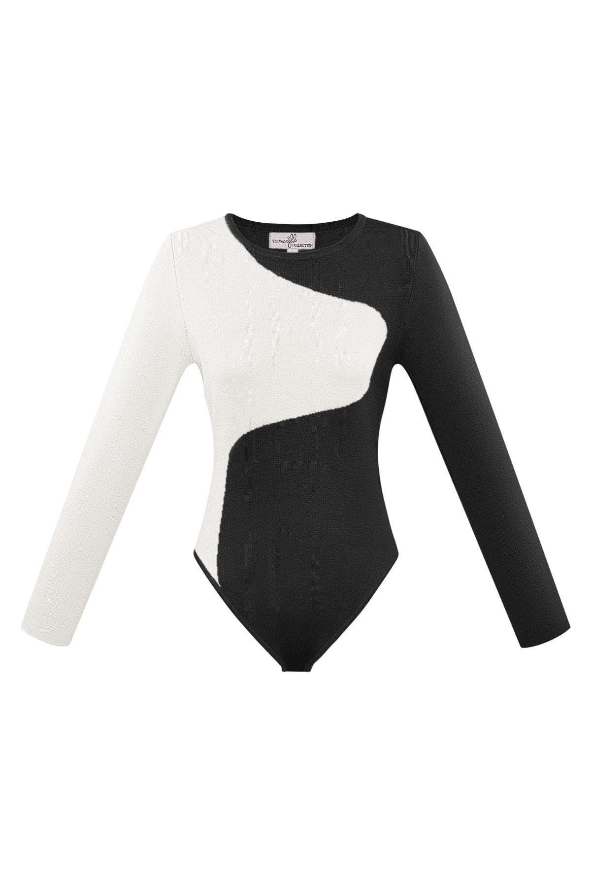 Viscose vrouwen body color block ontwerp