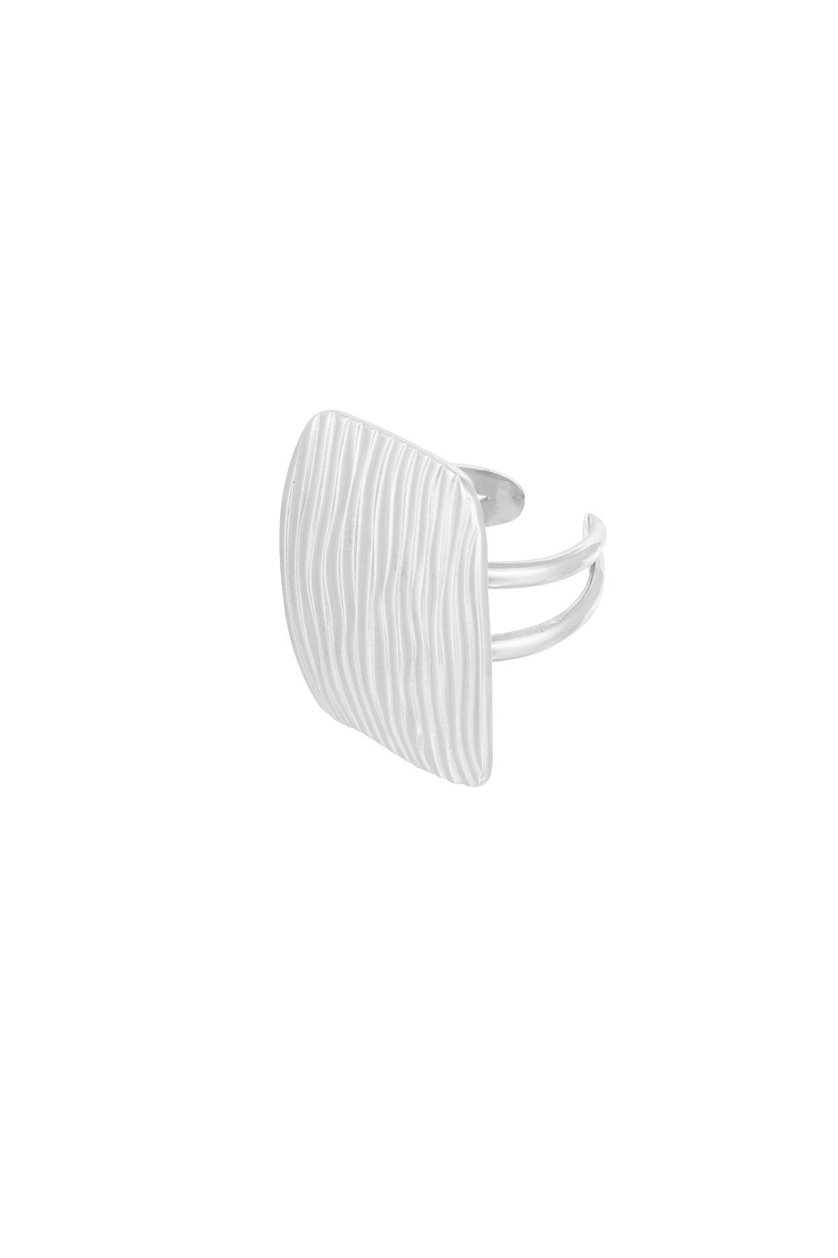 Gestructureerd vierkante ring