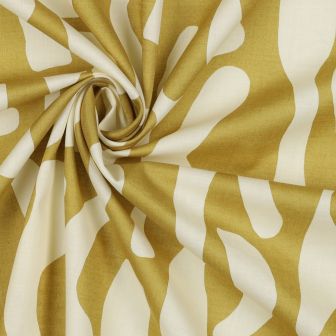 Katoenen blouse abstract pofmouwen