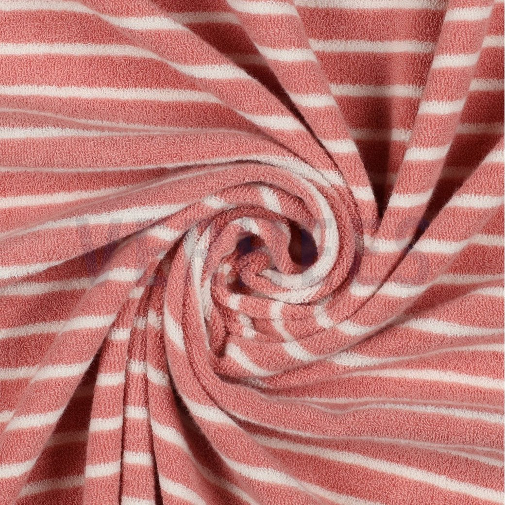 Striped Terry Cloth Blouse Boys - Short Sleeves | Navy Blue, Pink & Green | Size 92-164 | Colors Store
