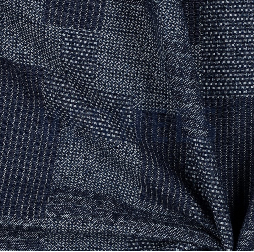 Jumpsuit jeans jacquard