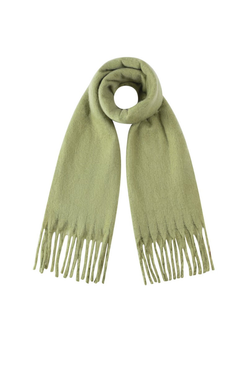 Kleurrijke winter sjaal