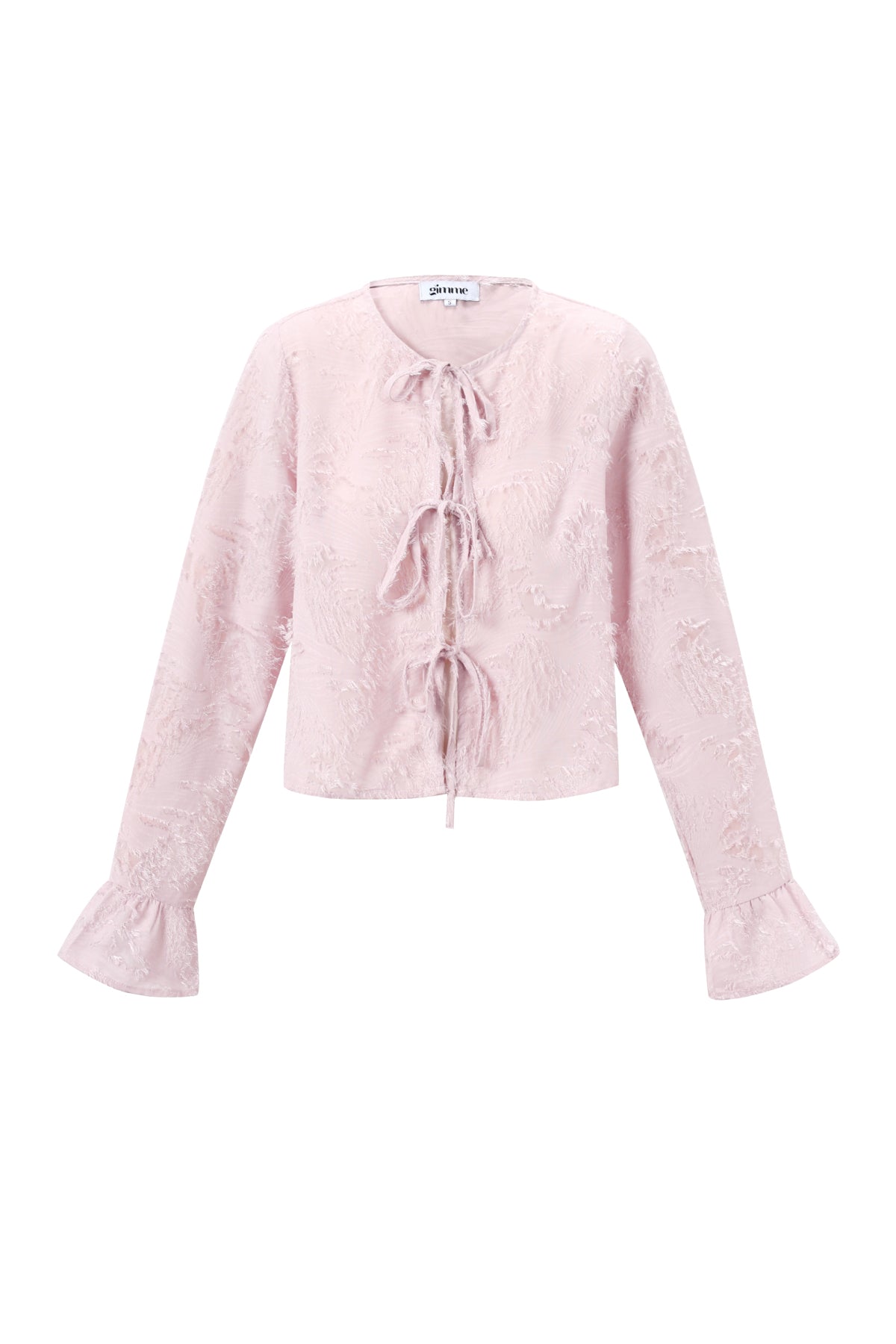 Geweven Polyestervezel Vrouwen Lange Mouwen Tops Elegant Solide Kleur Lente/Zomer