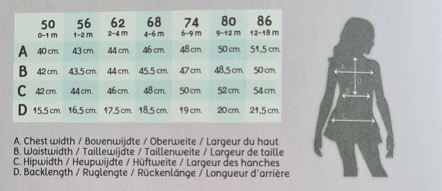 Corduroy overgooier fruit