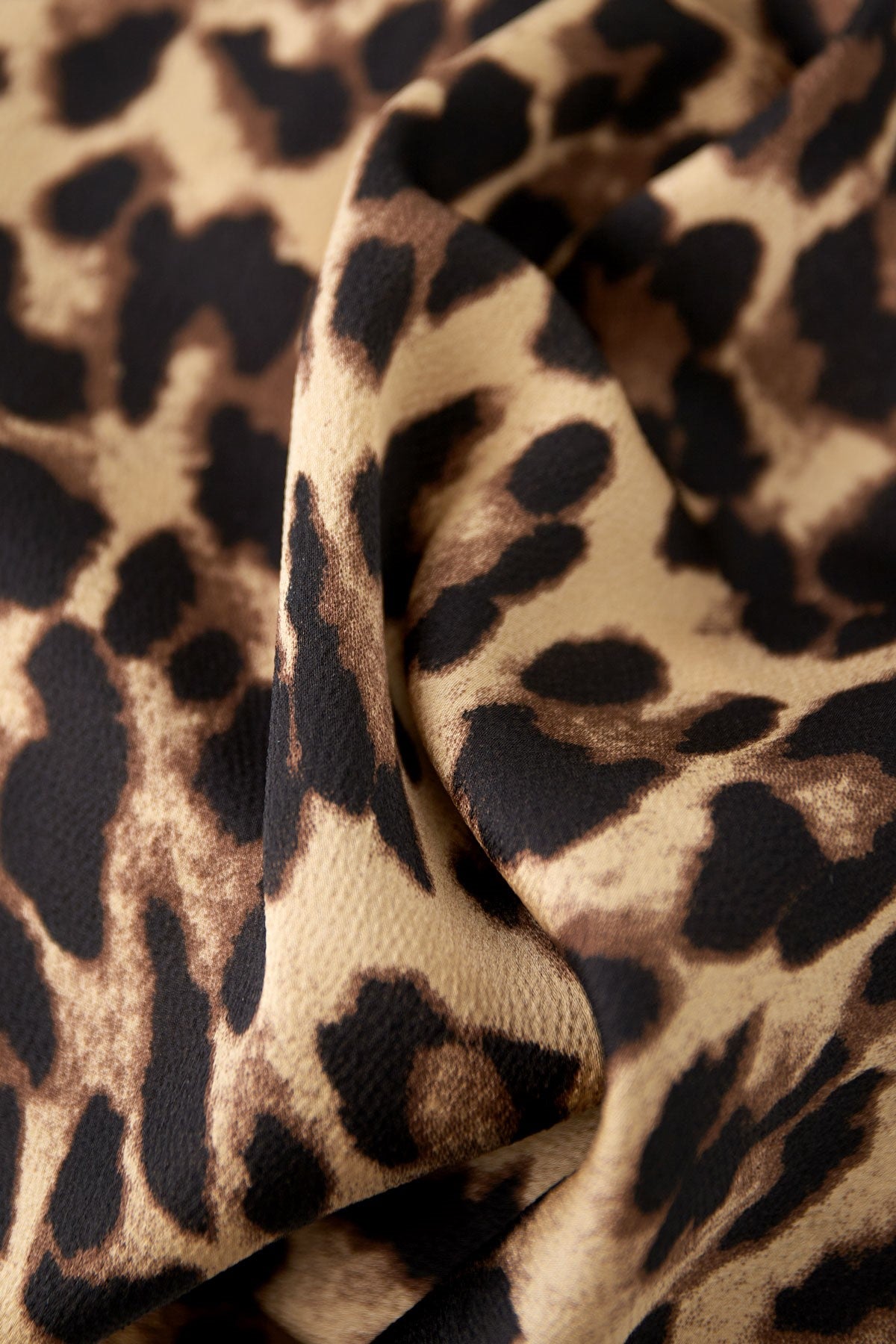 Wide Leg Broek Luipaardprint | Hoge Taille | Bruin