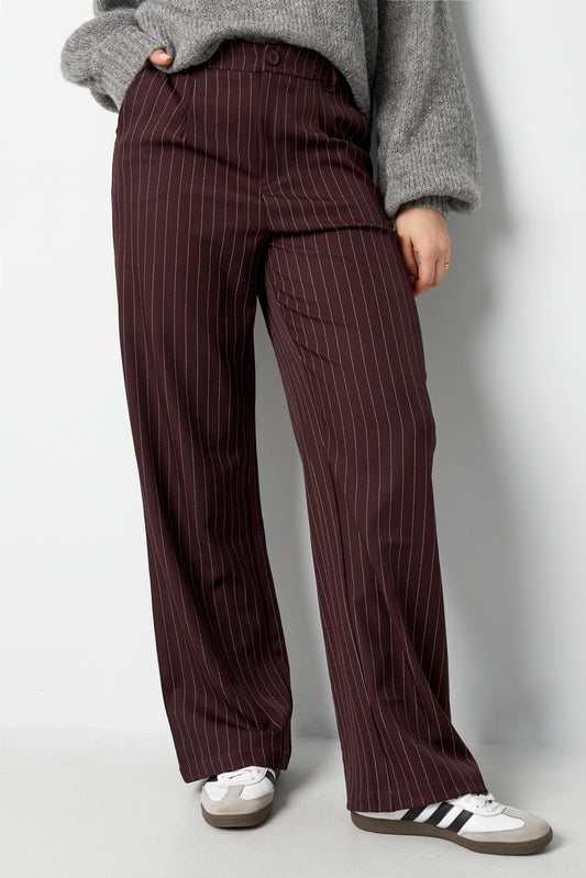 Krijtstreep pantalon