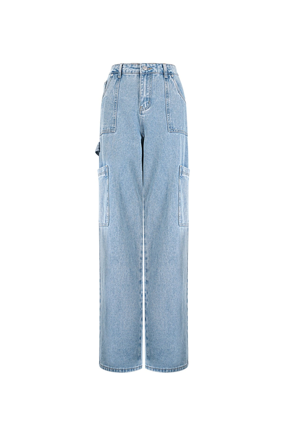 Cargo Jeans Cool Girl Cut | Wijde Pijpen | Blauw & Lichtblauw | XS-XL