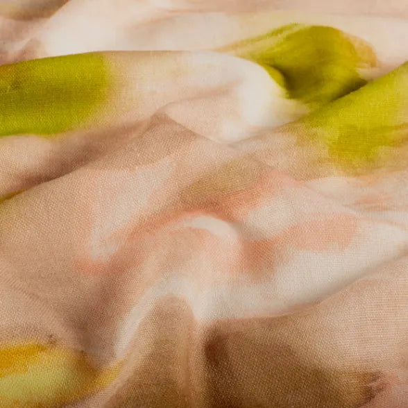 Viscose linnen vrouwen broek abstract print