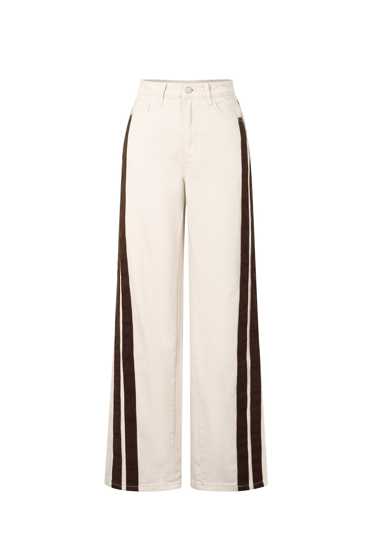 Statement stripe jeans