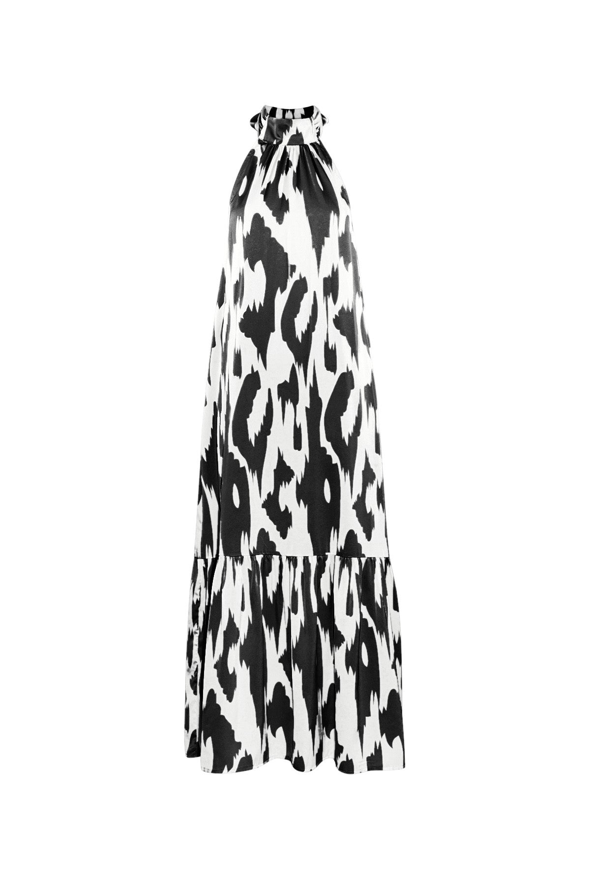 Neckholderkleid mit Print