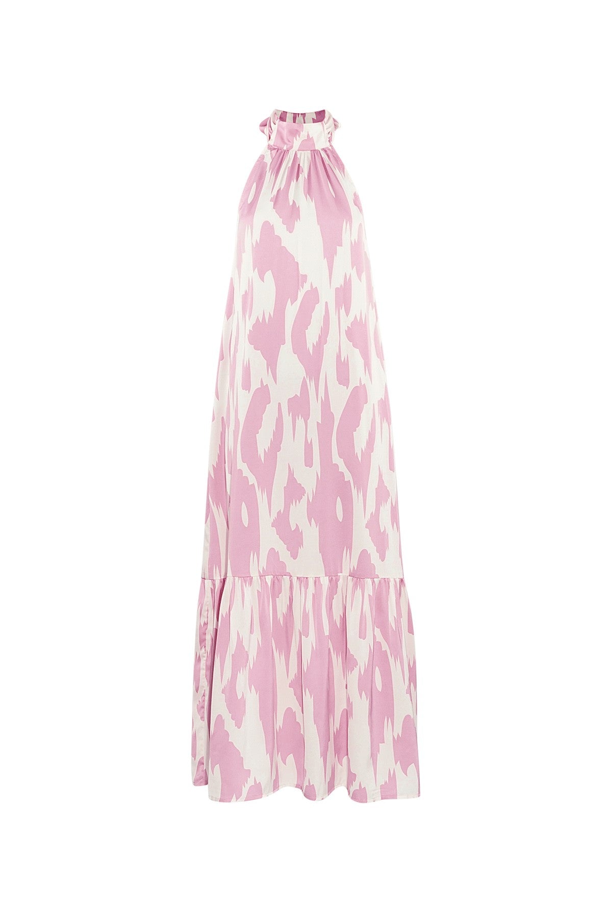 Neckholderkleid mit Print