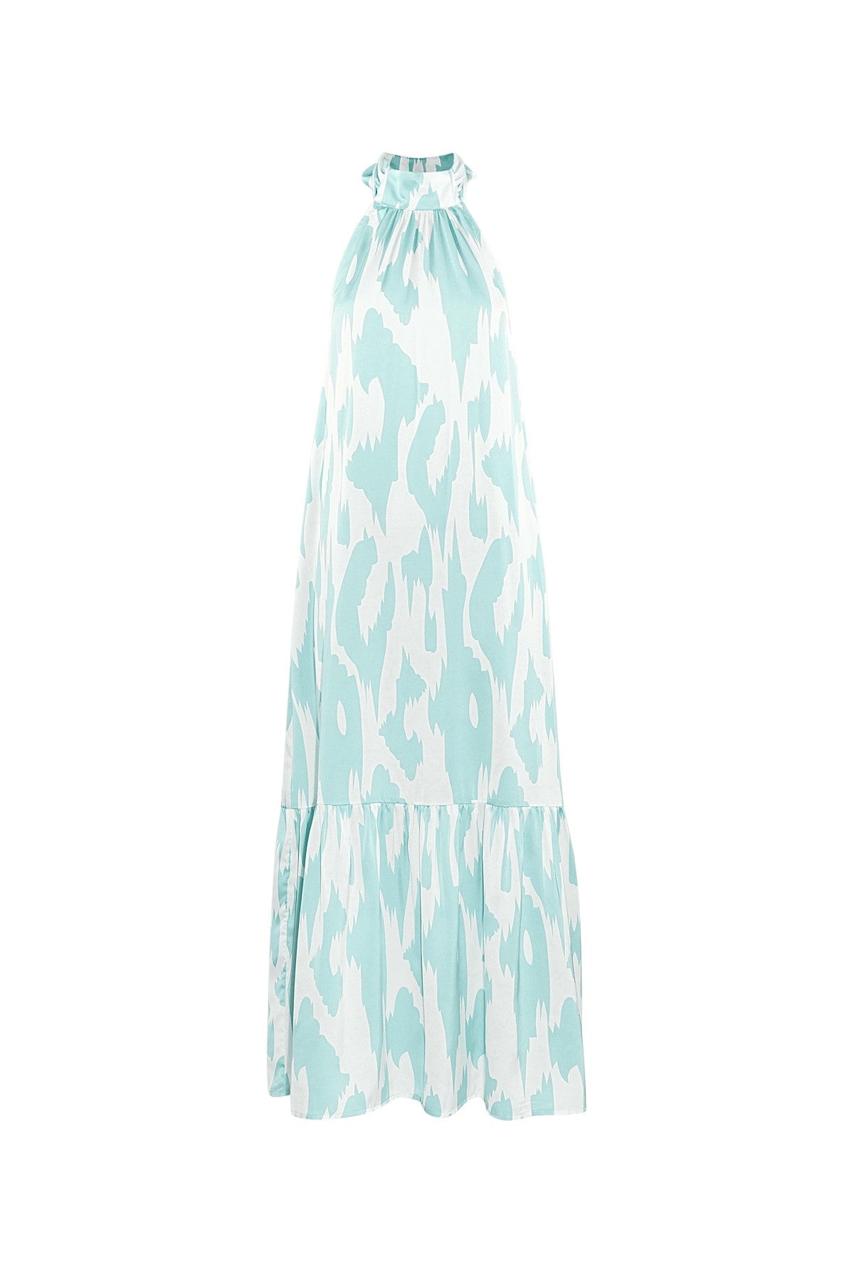Neckholderkleid mit Print