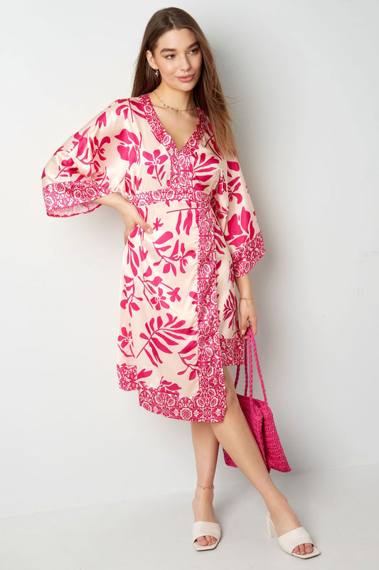Bohemian Floral Print Mini Dress