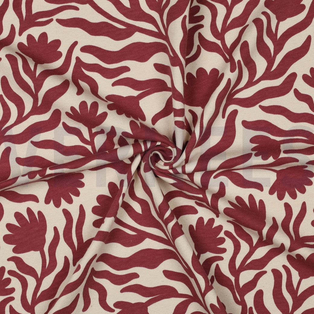 Sweat Jurk met Bloemenprint Anna