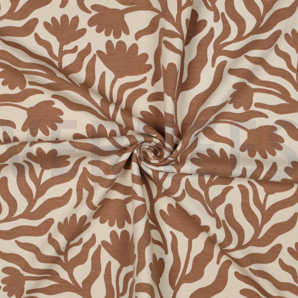 Sweat Jurk met Bloemenprint Anna