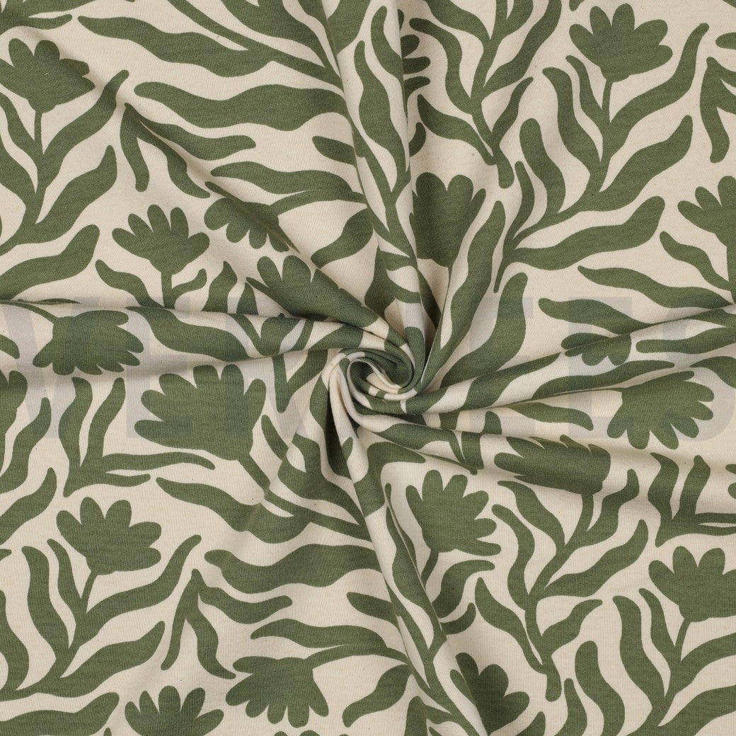 Sweat Jurk met Bloemenprint Anna