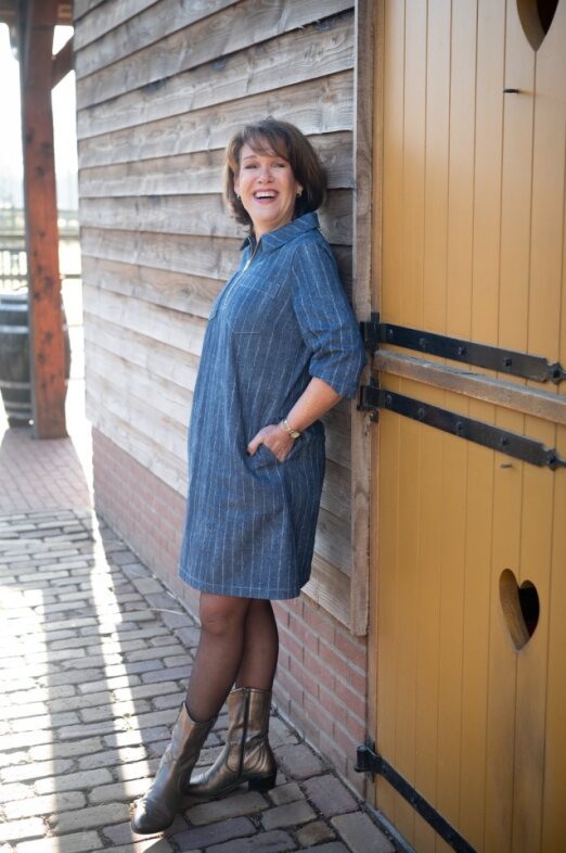 Denim jurk Noëlle