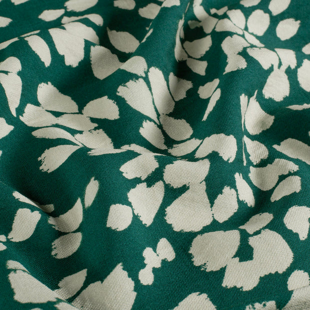 Viscose Bloemen Midi-jurk Dames | Strikceintuur & Knoopsluiting