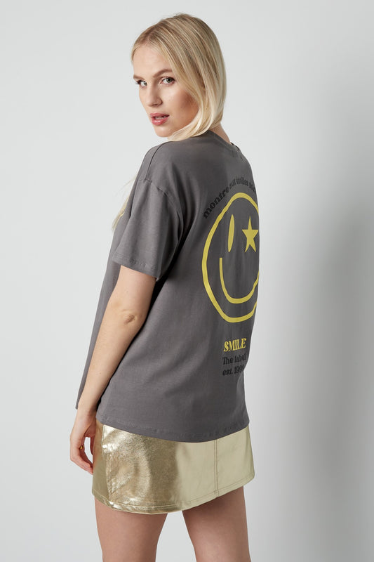 T-shirt happy life smiley